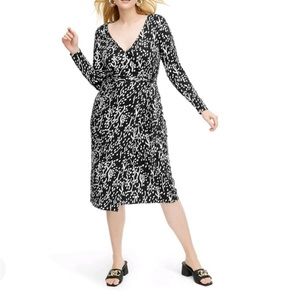 DVF x Target NWT wrap dress black & white